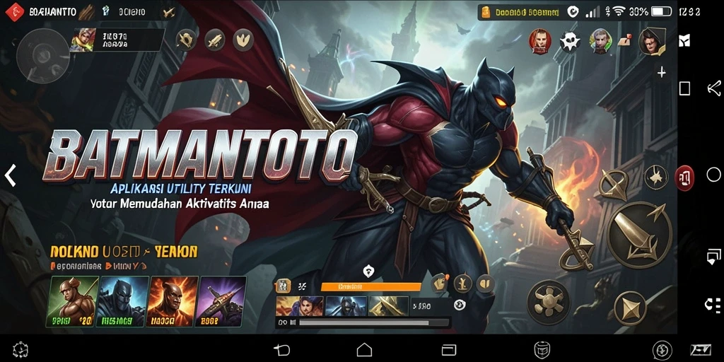 Tampilan antarmuka utama BATMANTOTO yang menarik dan fungsional.
