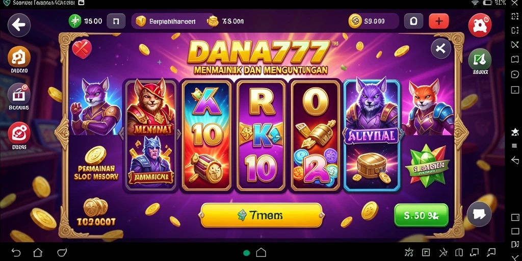 Gameplay menegangkan dengan beragam tema slot di DANA777.