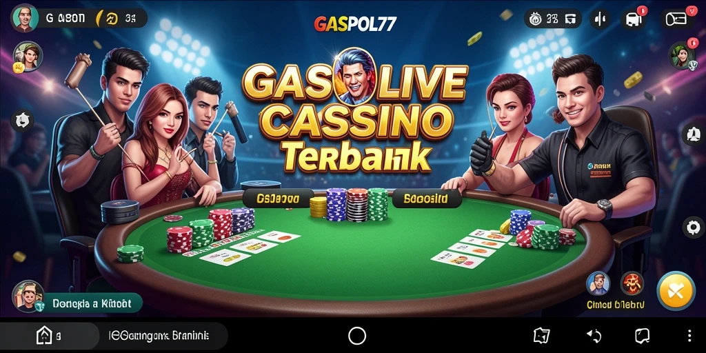 Tampilan gameplay GASPOL77 yang mendebarkan dalam Live Casino.