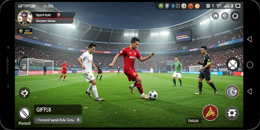 Tampilan gameplay <strong>GIFTRP288</strong> yang menegangkan dan seru di lapangan hijau.