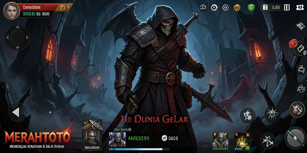 Tampilan gameplay menegangkan dari MERAHTOTO yang penuh kengerian.