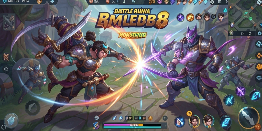 Tangkapan layar MLBB8 menampilkan aksi mendebarkan dalam Battle Royale.