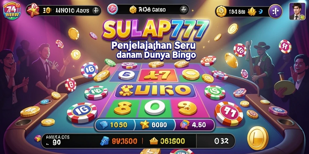 Screenshot gameplay SULAP777 yang menampilkan suasana Bingo yang seru.