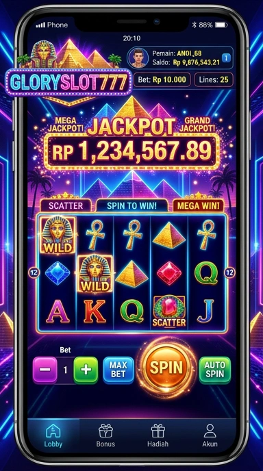 Keamanan aplikasi yang terjamin di gloryslot777.